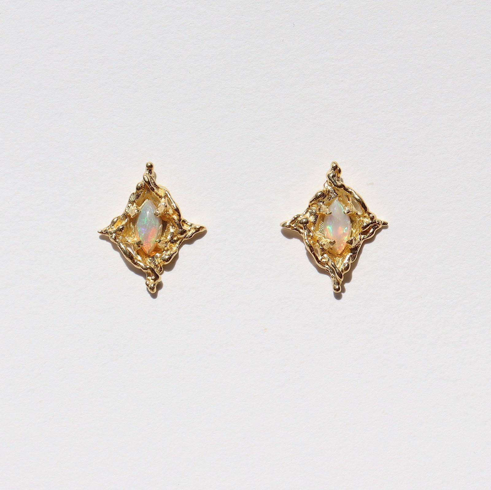 Galadriel Earring with Opal